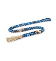 Collana Antracite Mala Tibetani 108 Grani in Pietre dure MT05 INDIA - MT05 INDIA